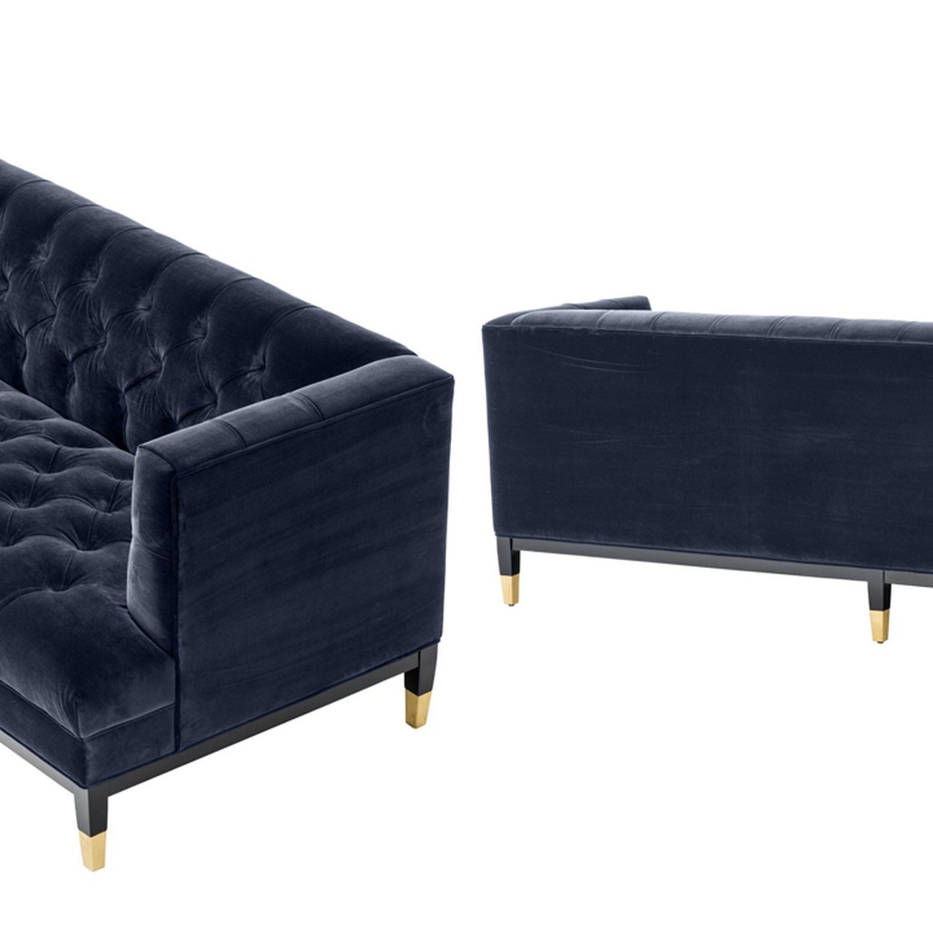 Диван Eichholtz Sofa Castelle midnight blue