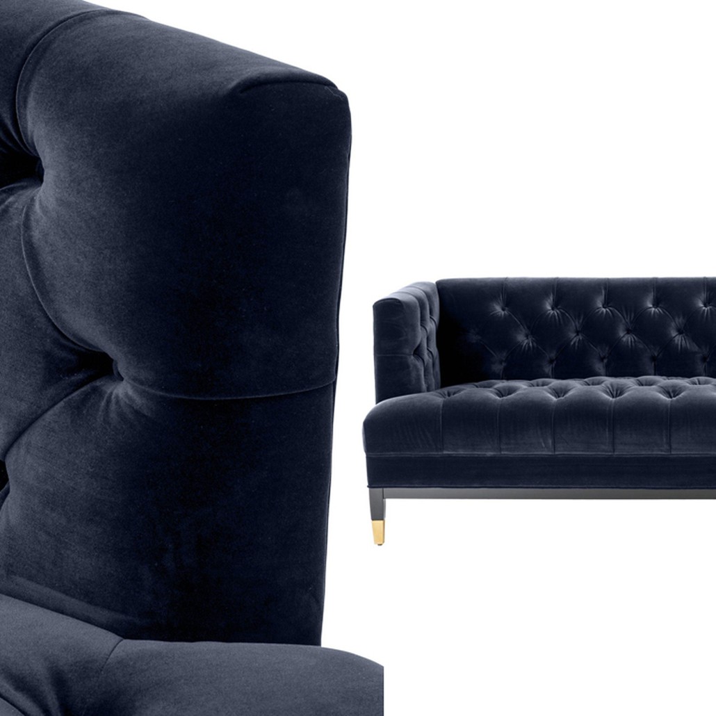Диван Eichholtz Sofa Castelle midnight blue
