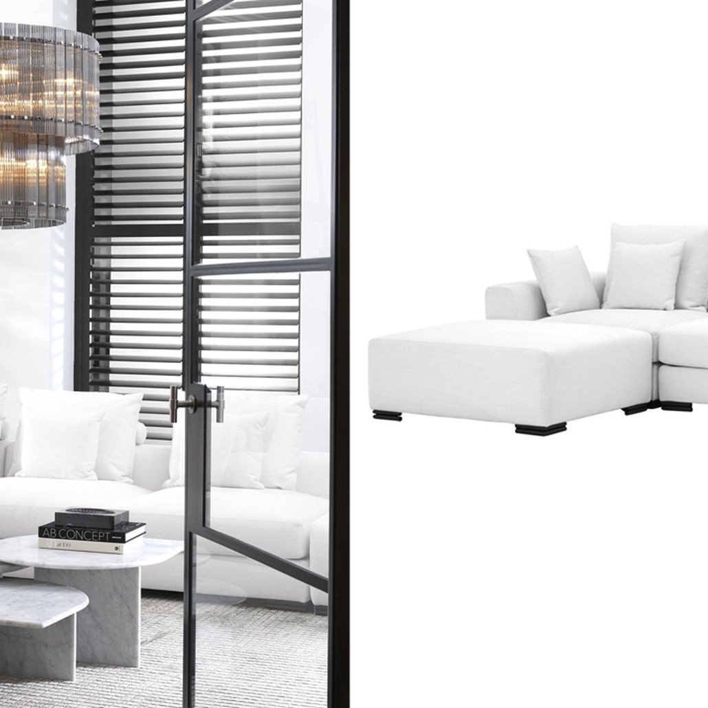 Диван Eichholtz Sofa Clifford Corner white