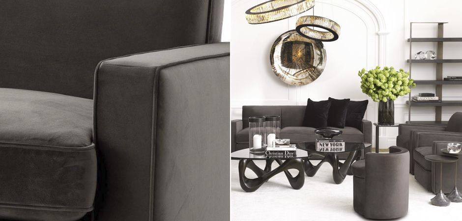 Диван Eichholtz Sofa Edmond grey