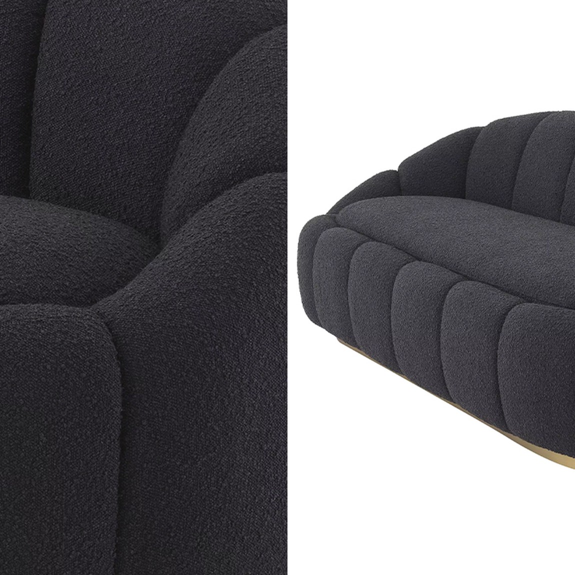 Диван Eichholtz Sofa Inger Black