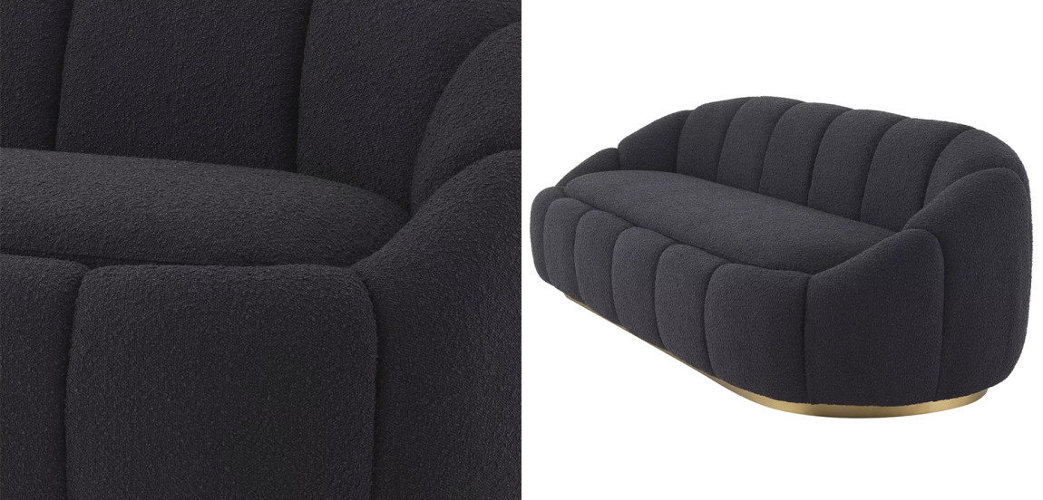 Диван Eichholtz Sofa Inger Black