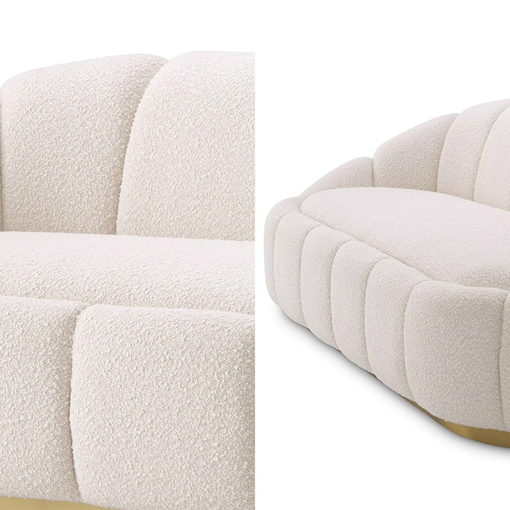 Диван Eichholtz Sofa Inger Boucle Cream