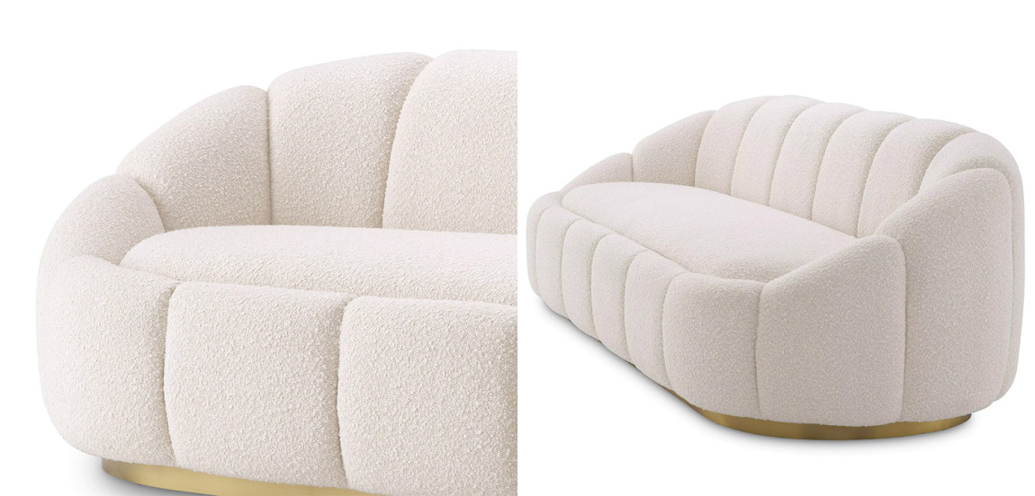 Диван Eichholtz Sofa Inger Boucle Cream