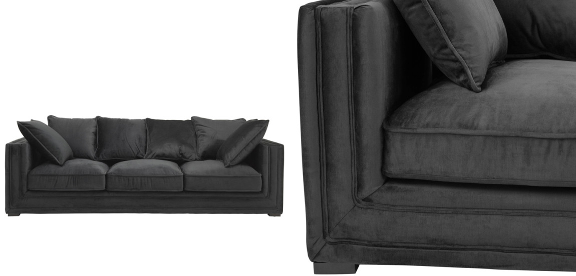 Диван Eichholtz Sofa Menorca black