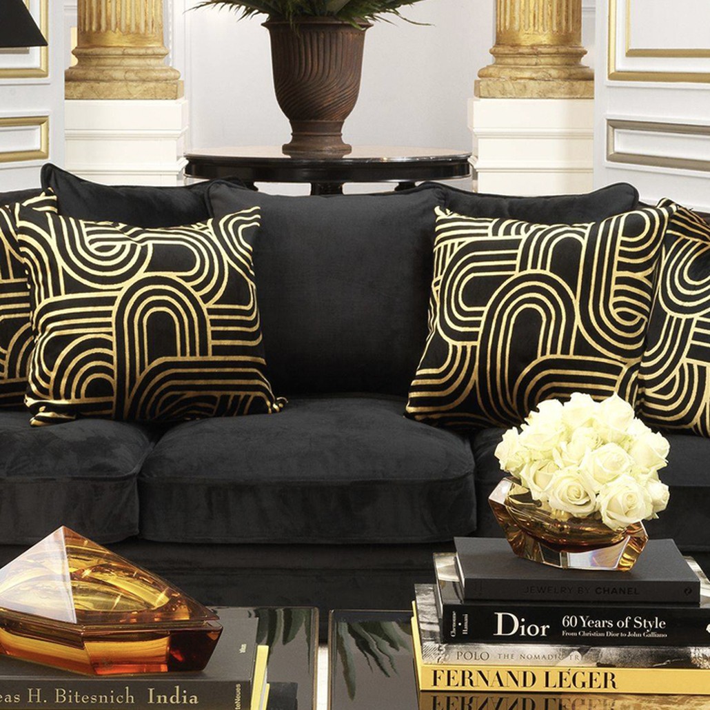 Диван Eichholtz Sofa Menorca black