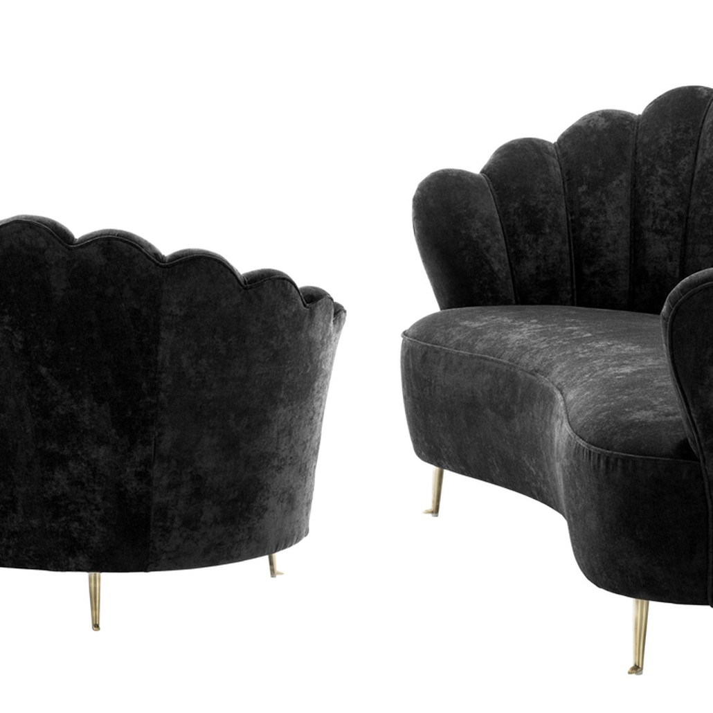Диван Eichholtz Sofa Messina Black