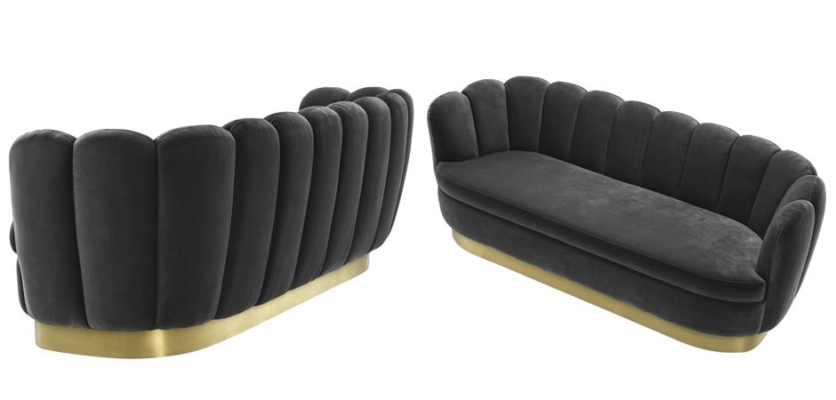 Диван Eichholtz Sofa Mirage dark grey