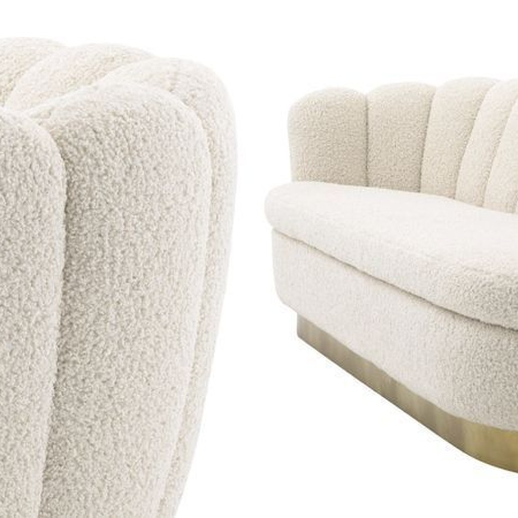 Диван Eichholtz Sofa Mirage faux shearling