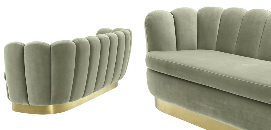 Диван Eichholtz Sofa Mirage pistache green