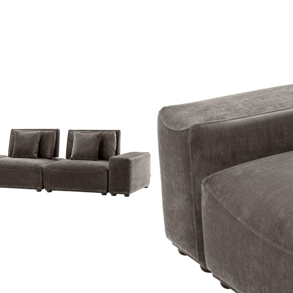 Диван Eichholtz Sofa Mondial Lounge grey