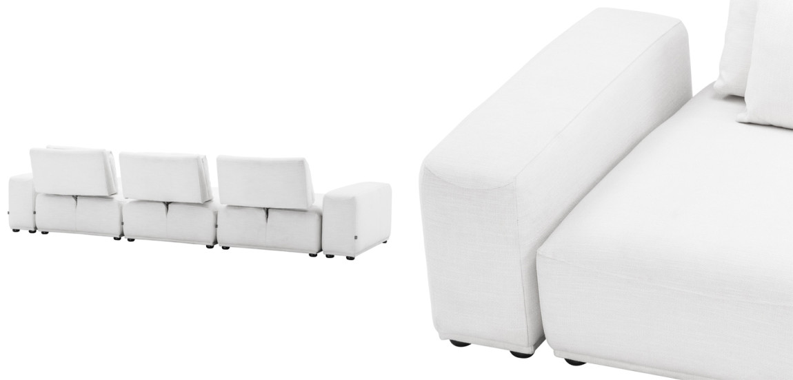 Диван Eichholtz Sofa Mondial Lounge white