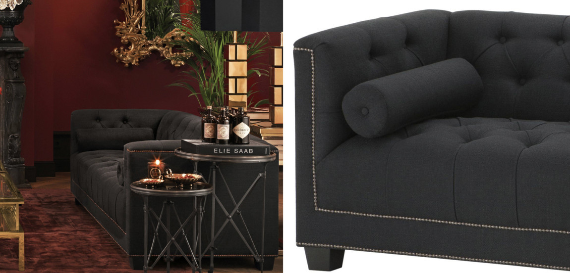 Диван Eichholtz Sofa Paolo black