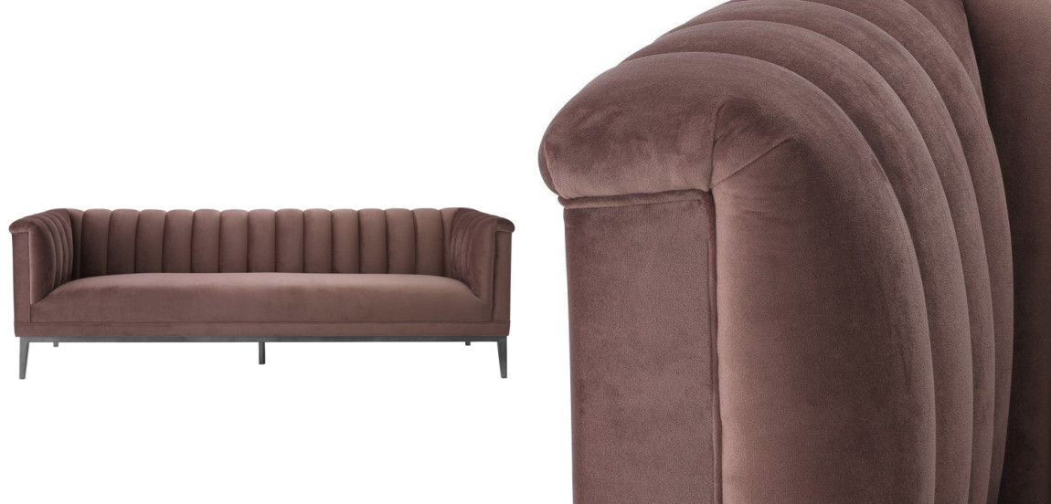Диван Eichholtz Sofa Raffles rose