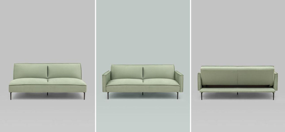 Диван Eleri фисташковый велюр