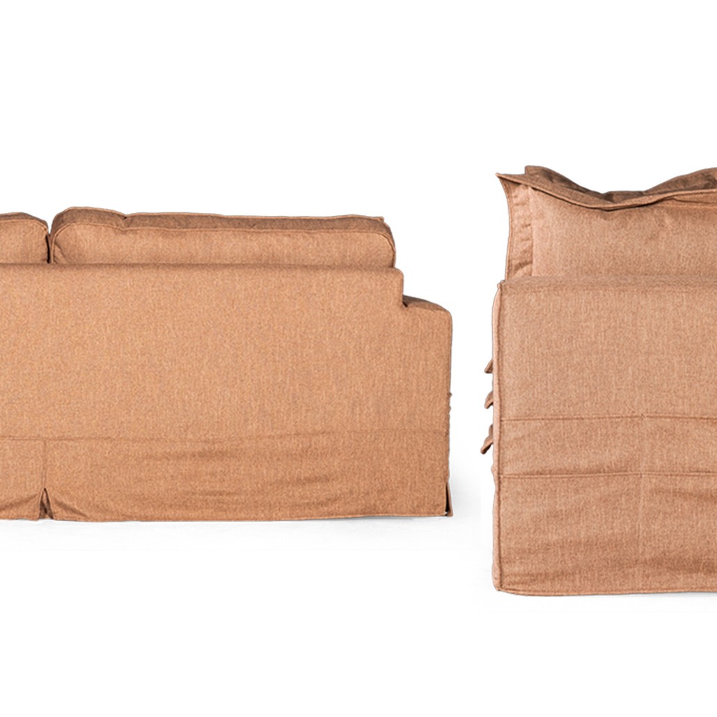 Диван Evelyn Textile Brown Sofa