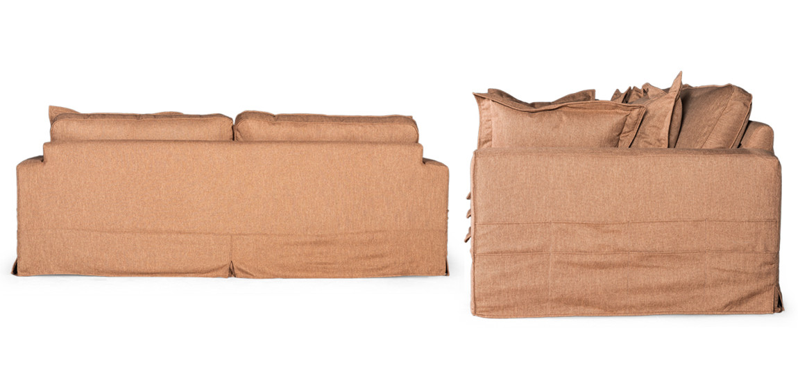 Диван Evelyn Textile Brown Sofa
