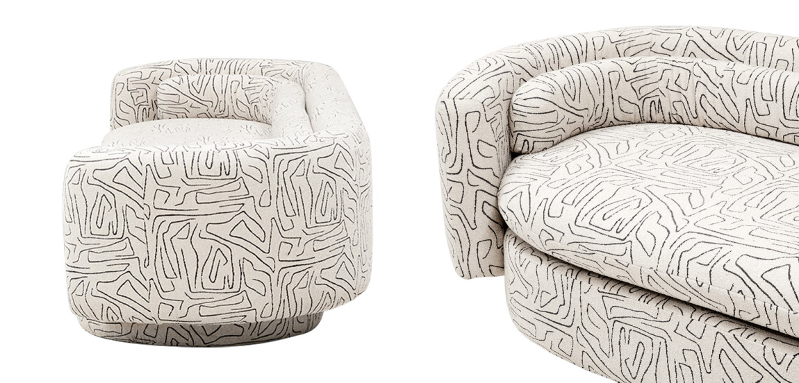 Диван Everard Print White Sofa