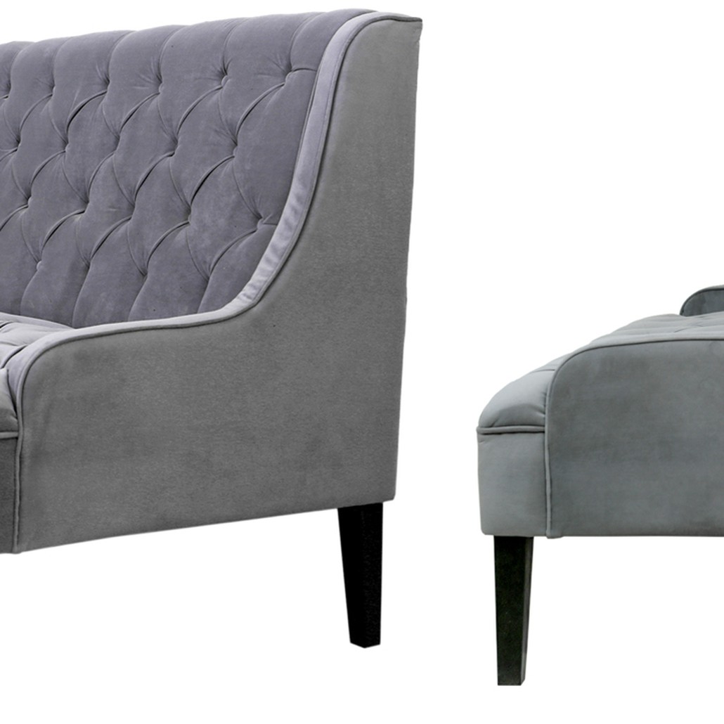 Диван Folket Sofa velour gray