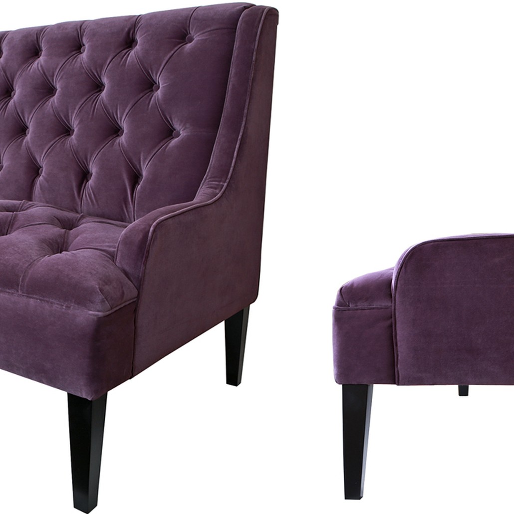 Диван Folket Sofa velour violet
