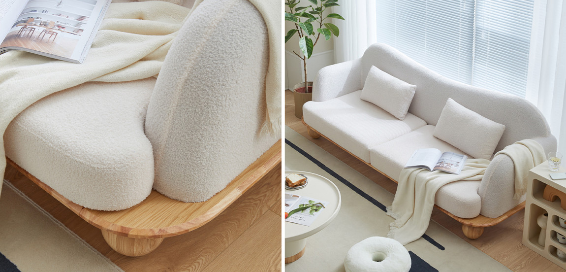 Диван Gould Wooden Forms Sofa