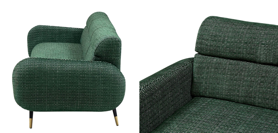 Диван Hebert Green Sofa L Зеленый