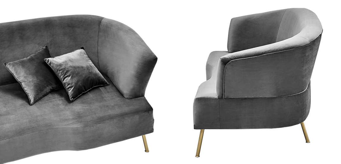 Диван Isis Sofa Gray