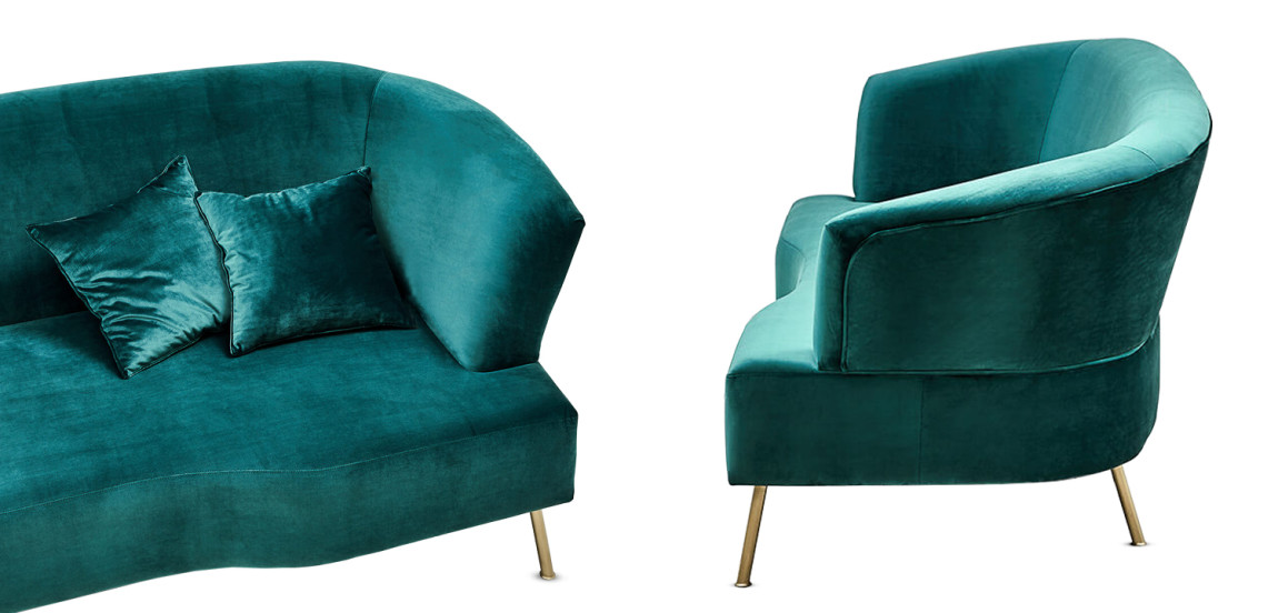 Диван Isis Sofa Turquoise