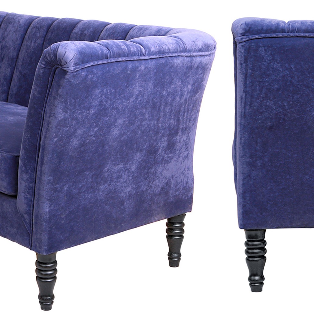 Диван Joffroi Sofa velour blue