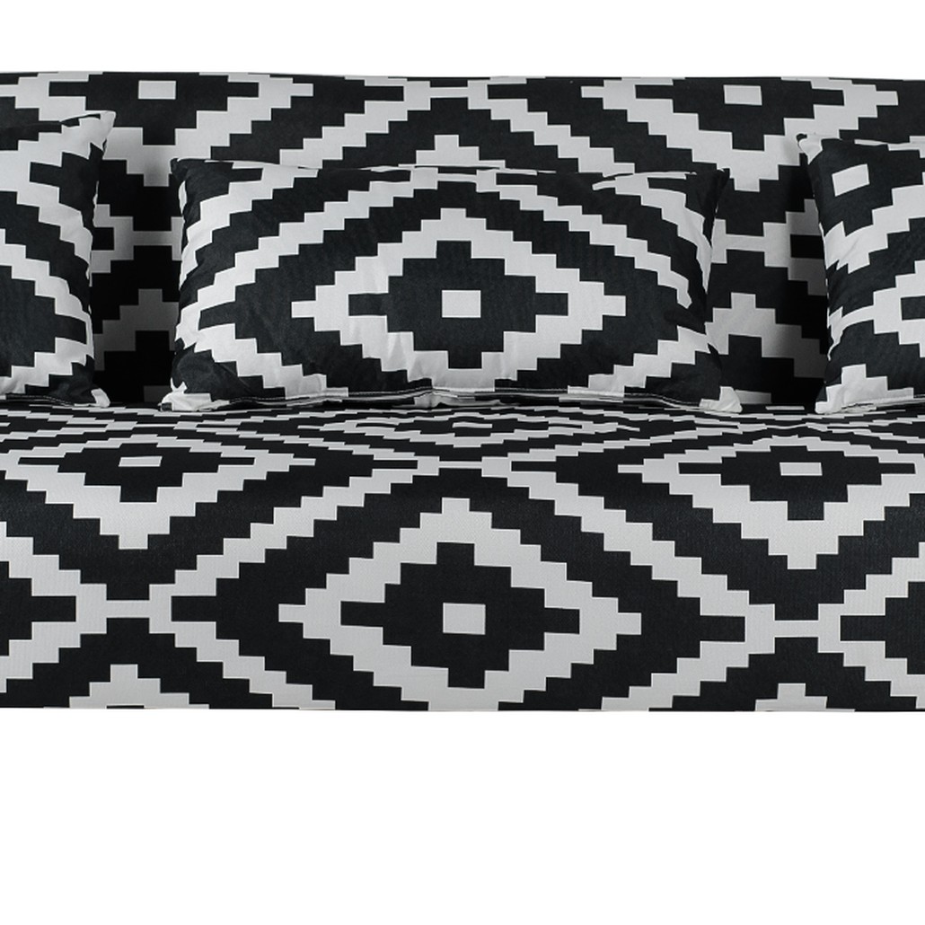 Диван KELIM Ornament black and white sofa