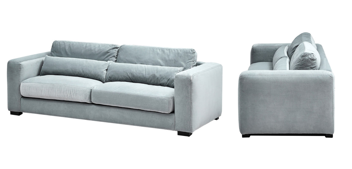 Диван Kleber Sofa soft blue