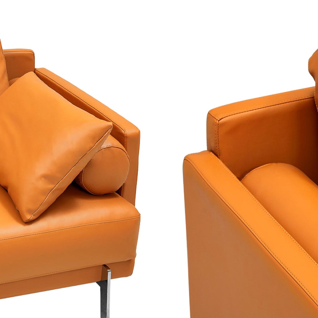 Диван Mosley Orange Sofa Оранжевый