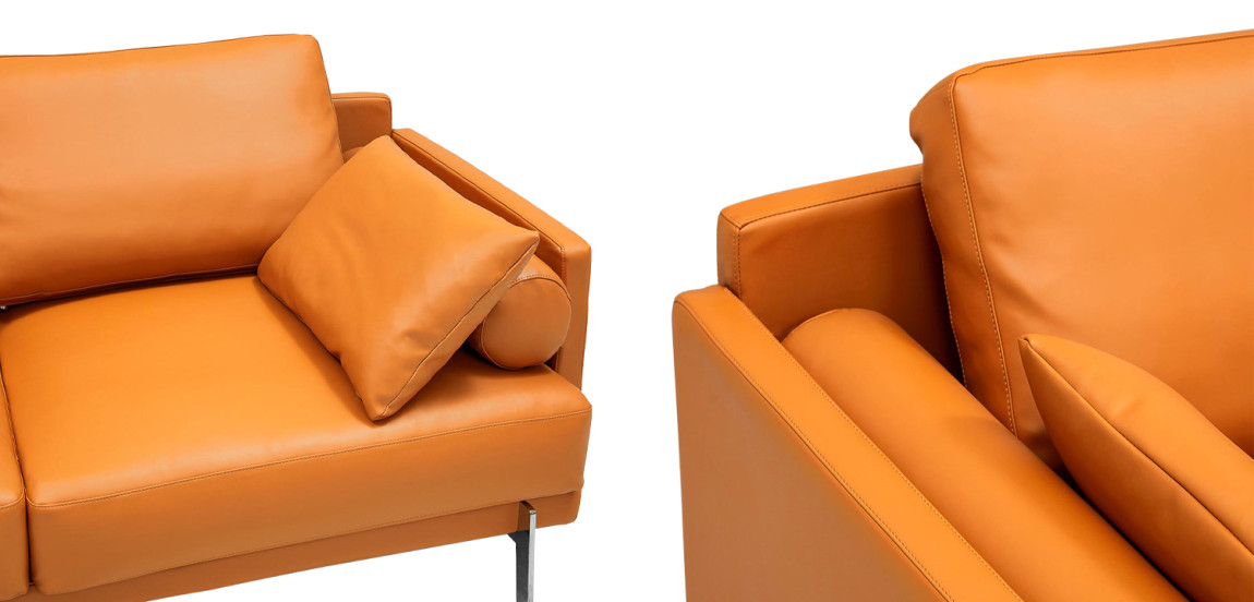 Диван Mosley Orange Sofa Оранжевый