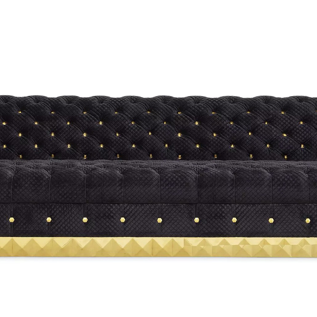 Диван Philipp Plein Sofa Rockstud L