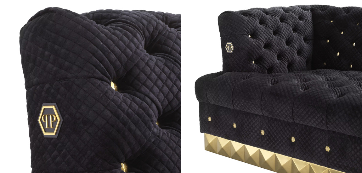 Диван Philipp Plein Sofa Rockstud L