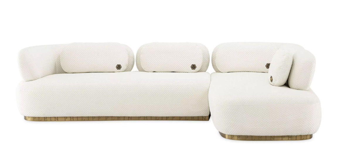 Диван Philipp Plein Sofa Signature Lounge Белый