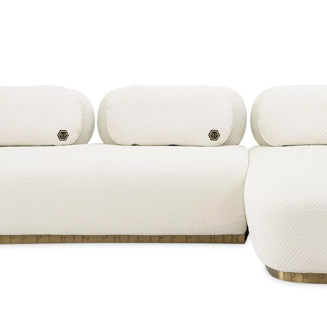 Диван Philipp Plein Sofa Signature Lounge Белый