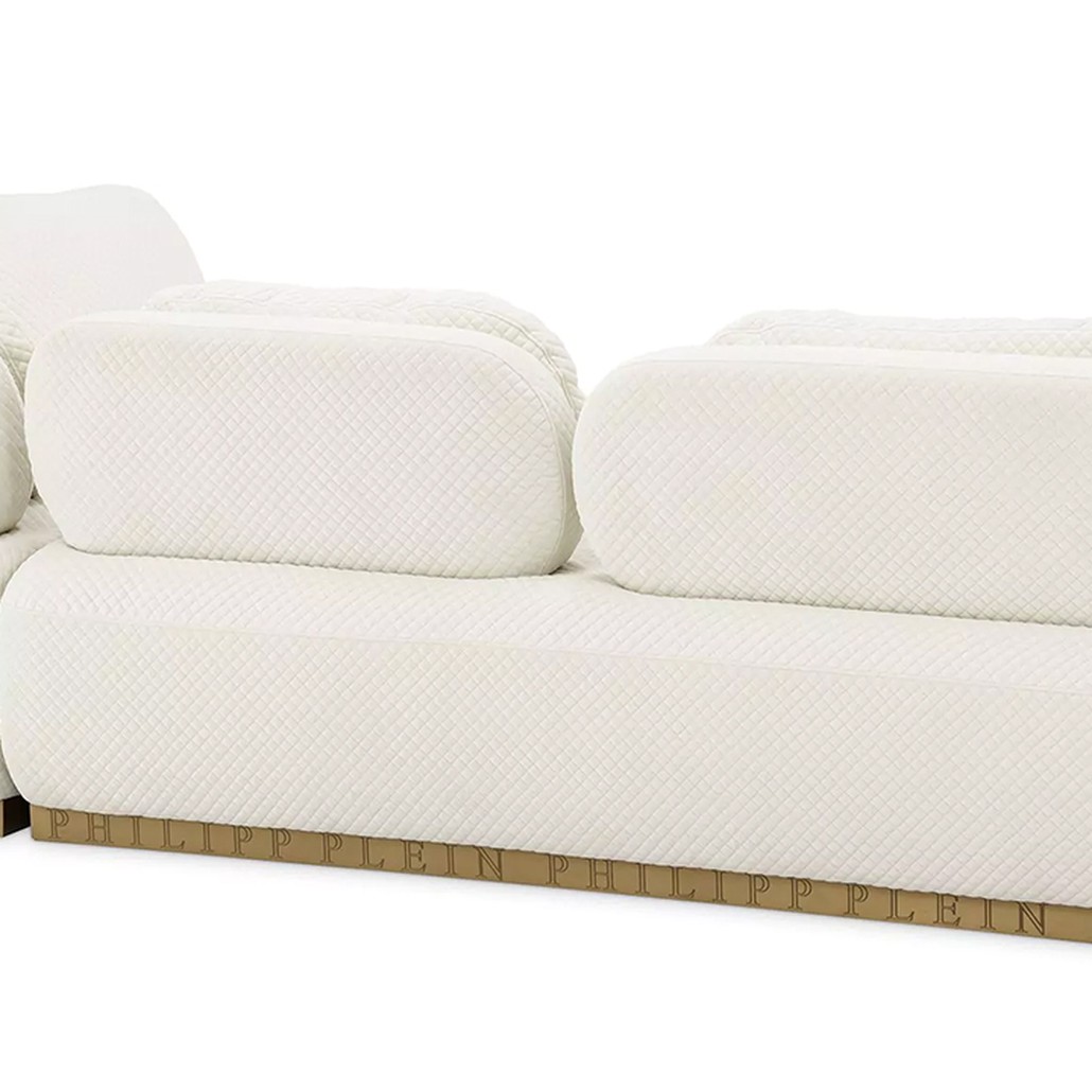 Диван Philipp Plein Sofa Signature Lounge Белый