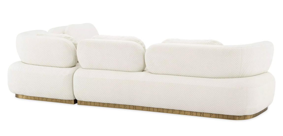 Диван Philipp Plein Sofa Signature Lounge Белый