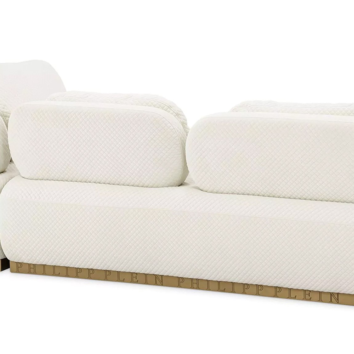 Диван Philipp Plein Sofa Signature Lounge Белый