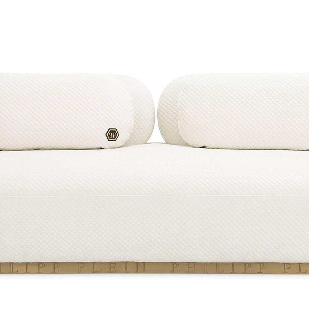 Диван Philipp Plein Sofa Signature Белый