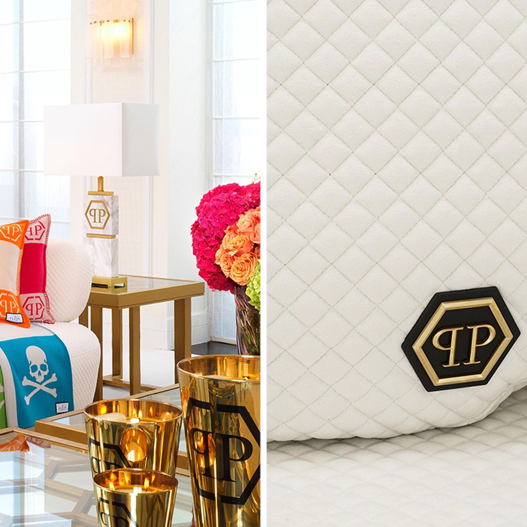 Диван Philipp Plein Sofa Signature Белый
