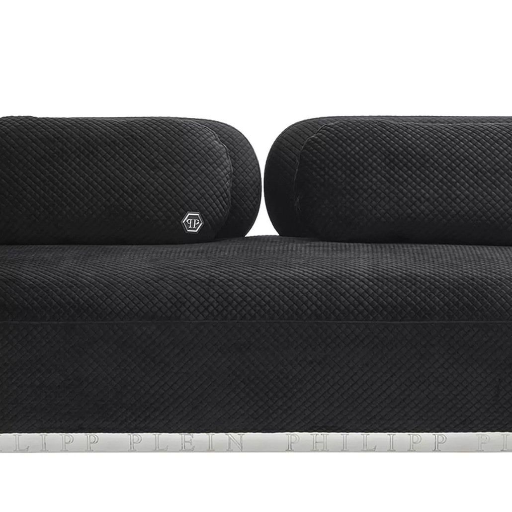 Диван Philipp Plein Sofa Signature Чёрный