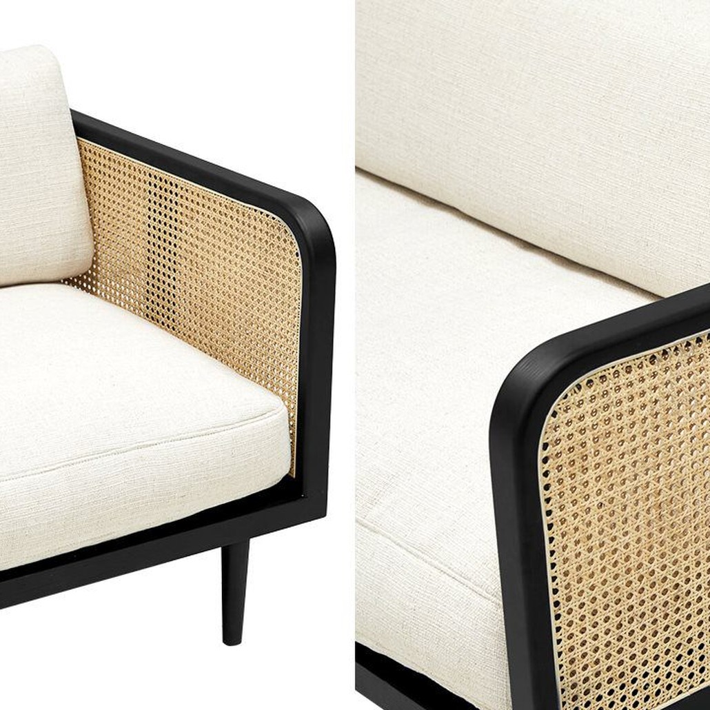 Диван Rattan Decor Sofa and Black
