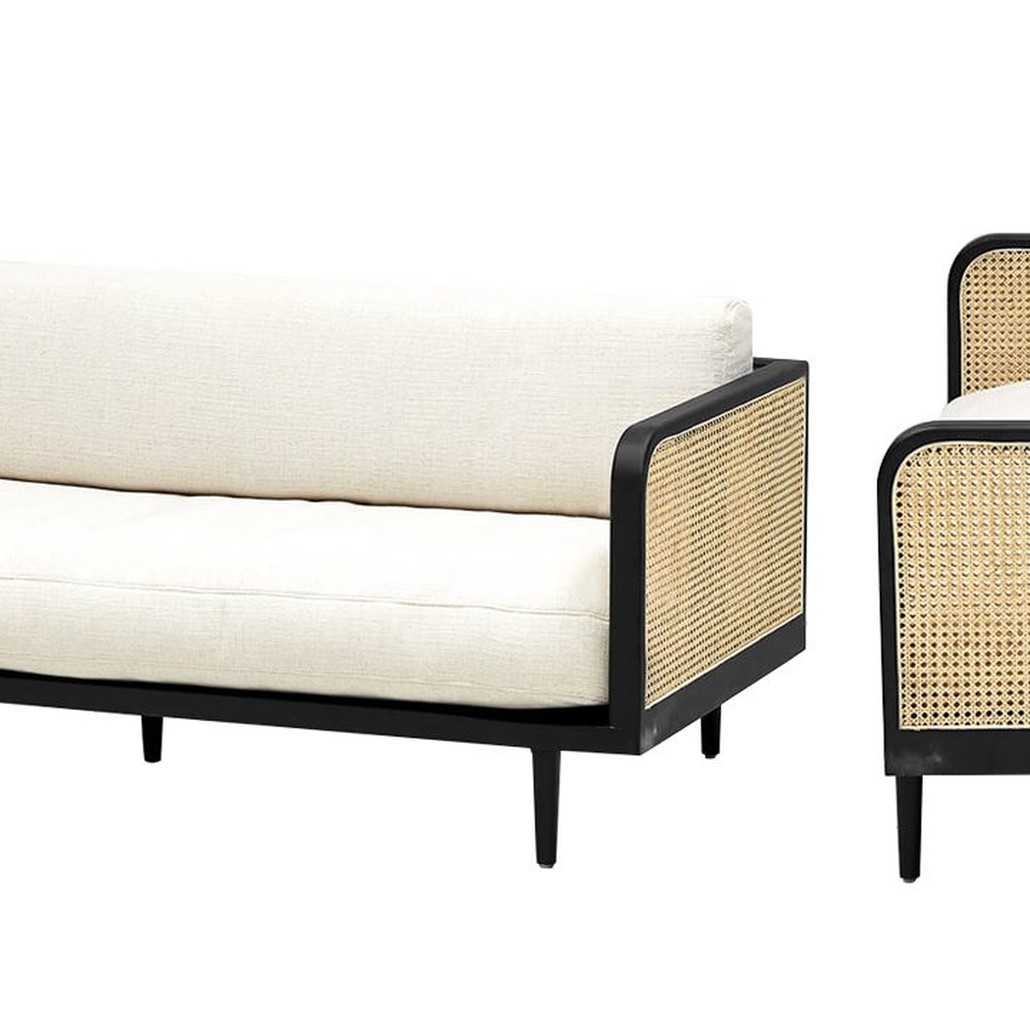 Диван Rattan Decor Sofa and Black