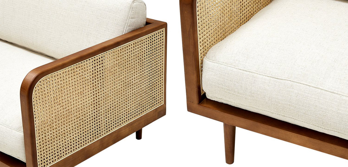 Диван Rattan Decor Sofa Ivory