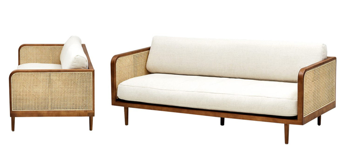 Диван Rattan Decor Sofa Ivory