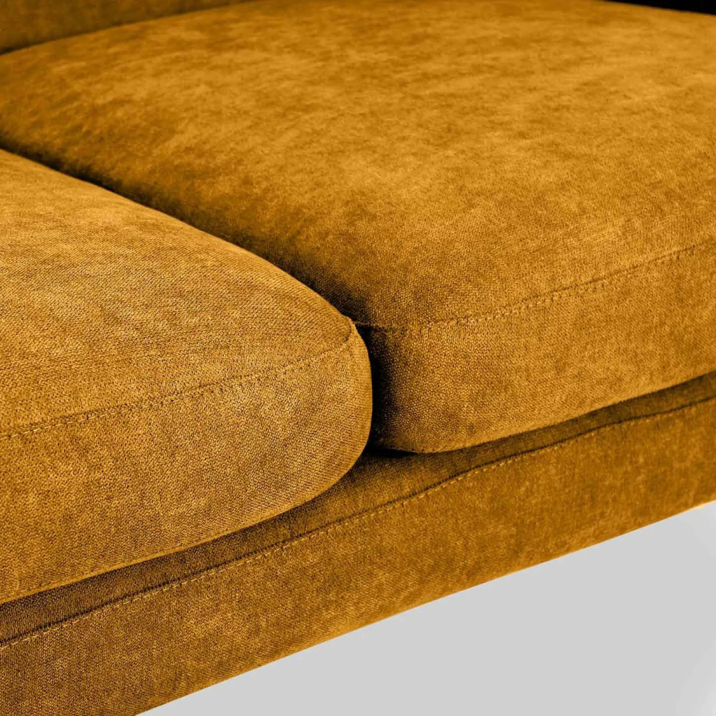 Диван Two seats are yellow