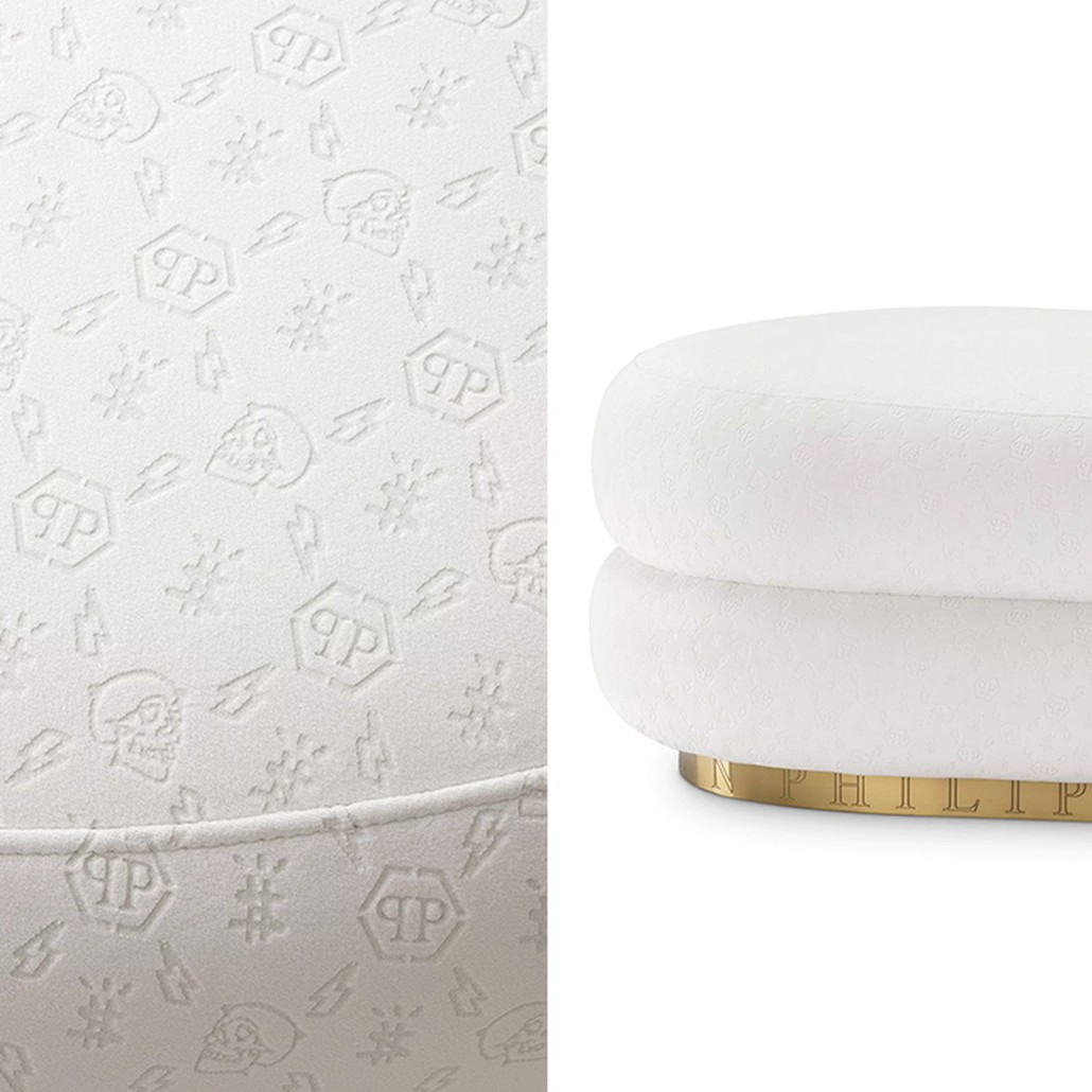 Диван белый Philipp Plein Sofa Icon
