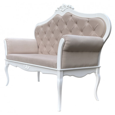 Диван в стиле прованс Montmartre Provence Sofa Beige White